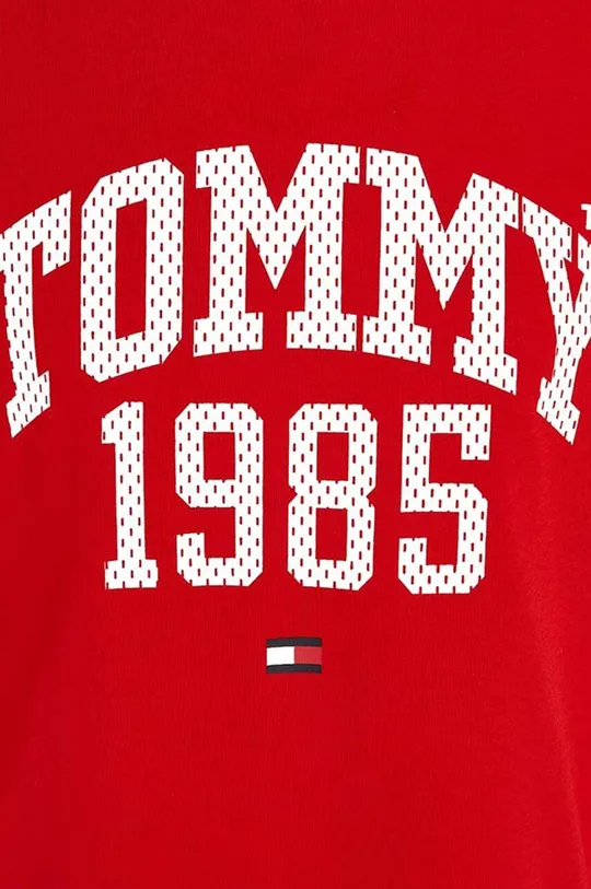 piros Tommy Hilfiger gyerek pamut póló