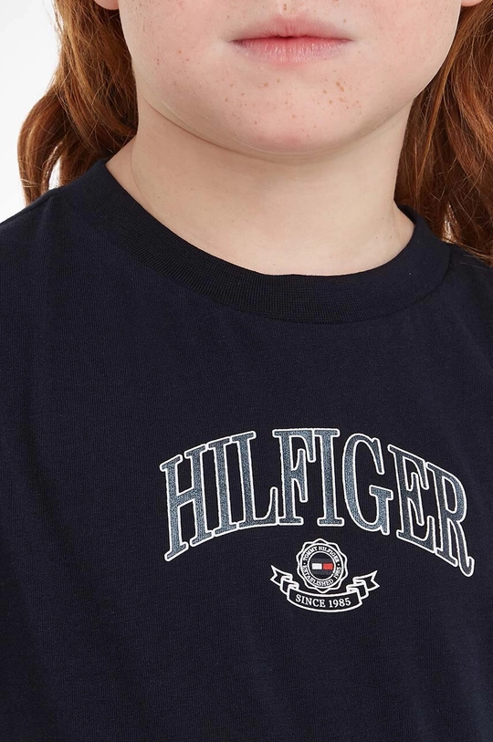 Παιδικό βαμβακερό μπλουζάκι Tommy Hilfiger Για κορίτσια