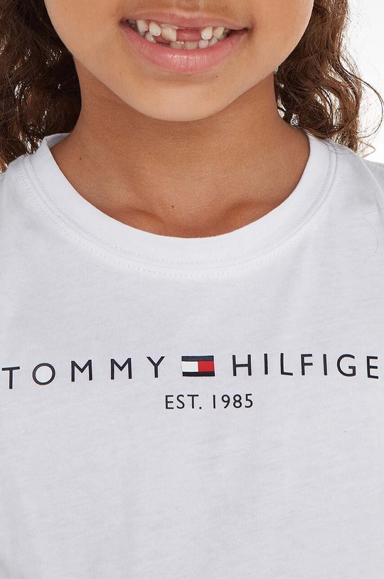 Pamučni dječji top Tommy Hilfiger Za djevojčice