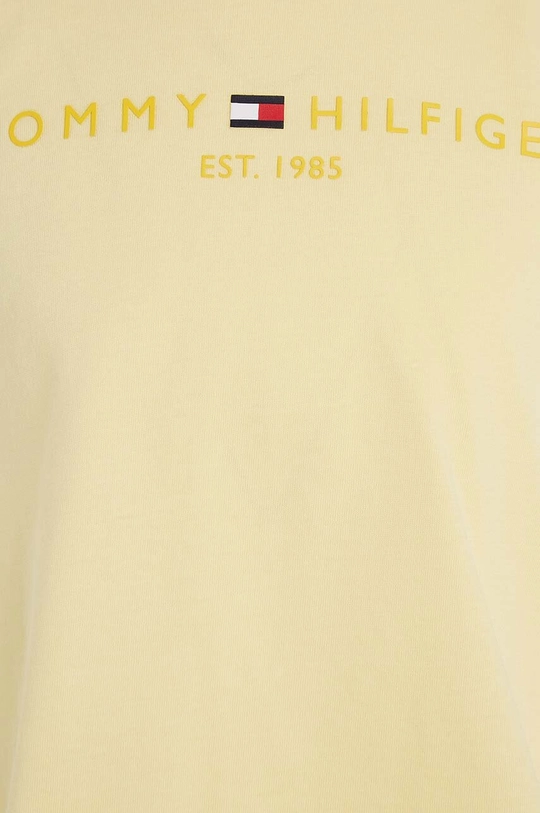 giallo Tommy Hilfiger top di cotone bambino