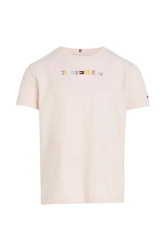 Tommy Hilfiger t-shirt dziecięcy różowy