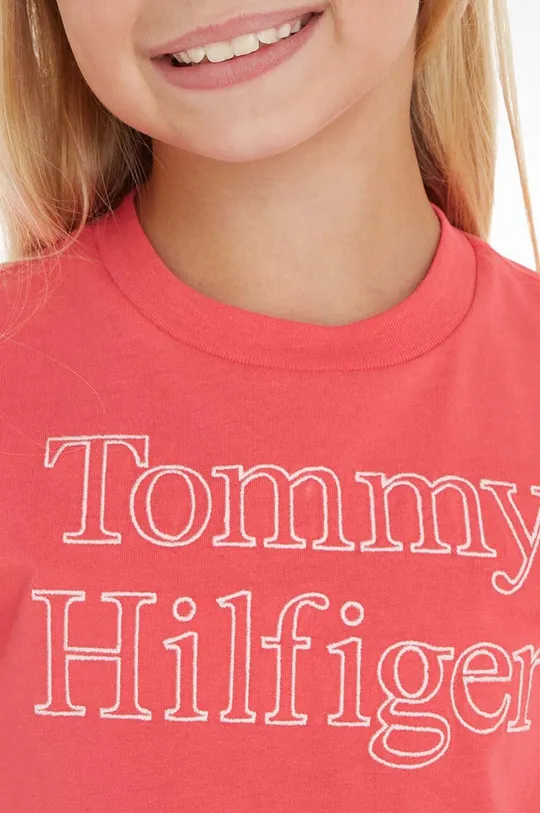 Παιδικό μπλουζάκι Tommy Hilfiger Για κορίτσια