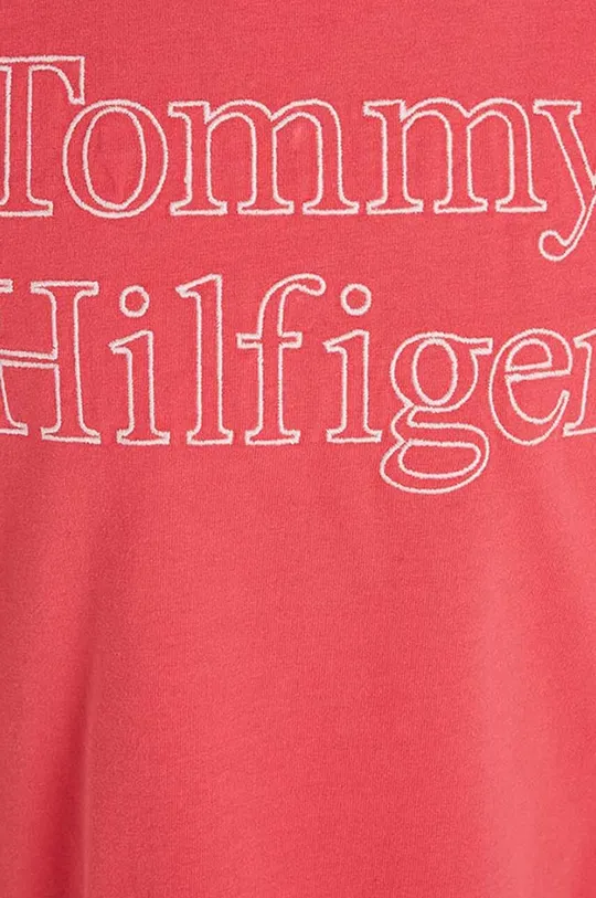 pomarańczowy Tommy Hilfiger t-shirt dziecięcy