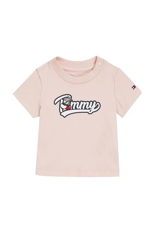 roza Majica kratkih rukava za bebe Tommy Hilfiger Za djevojčice