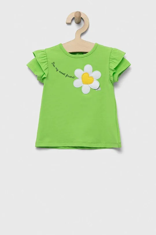 zielony Birba&Trybeyond t-shirt niemowlęcy Dziewczęcy
