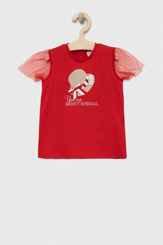 Birba&Trybeyond t-shirt niemowlęcy czerwony