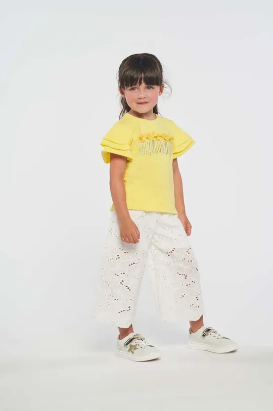 κίτρινο Παιδικό μπλουζάκι Birba&Trybeyond Για κορίτσια
