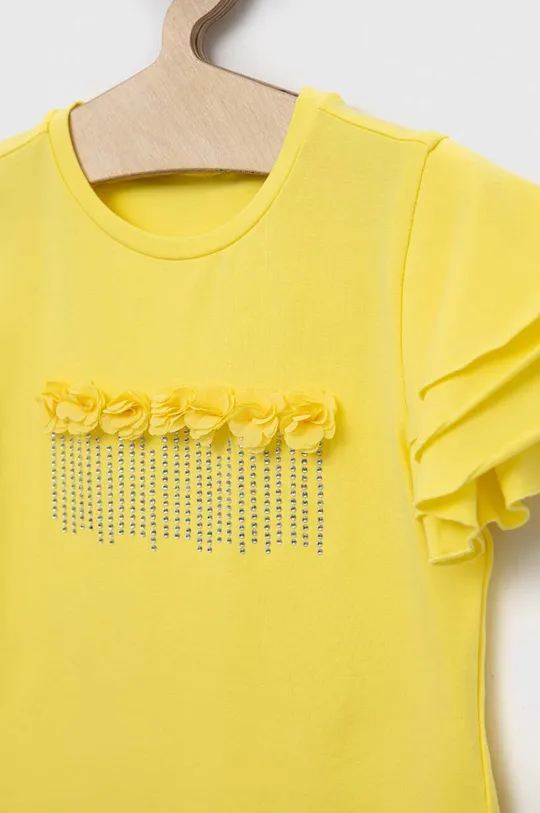 rumena Otroška kratka majica Birba&Trybeyond