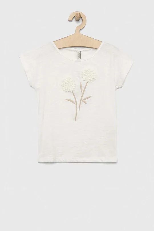 Βαμβακερό μπλουζάκι Birba&Trybeyond λευκό
