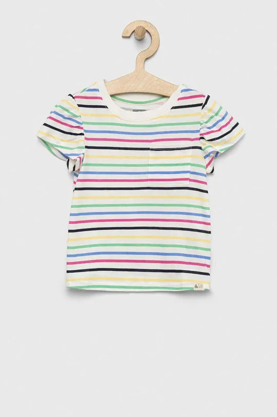 πολύχρωμο Παιδικό βαμβακερό μπλουζάκι GAP Για κορίτσια
