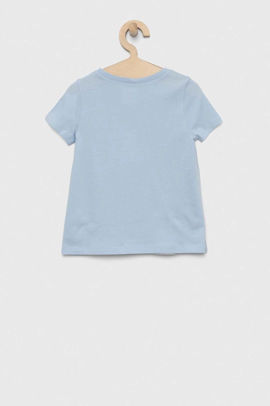 GAP t-shirt bawełniany dziecięcy niebieski