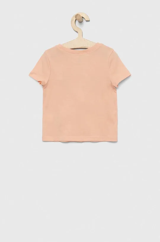 Detské bavlnené tričko GAP broskyňová