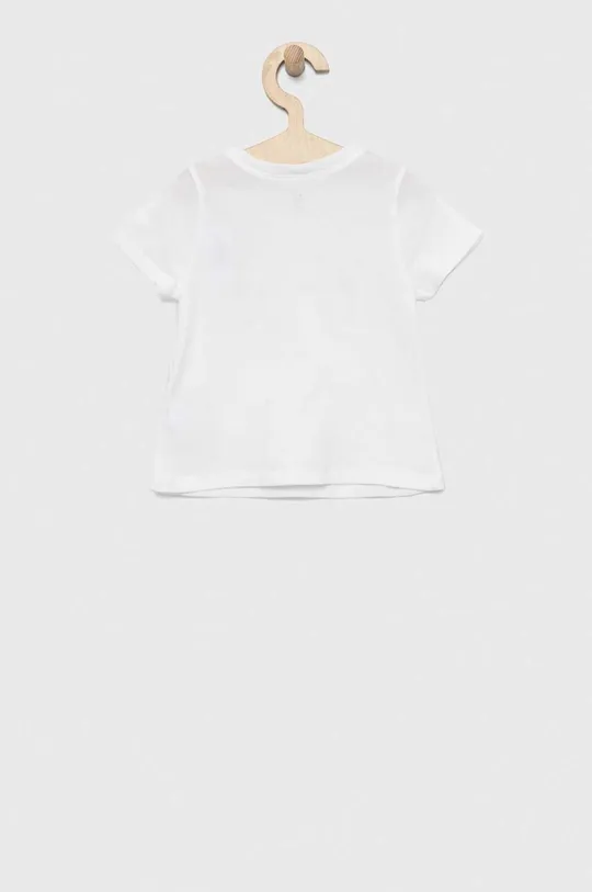 Otroška bombažna kratka majica GAP bela