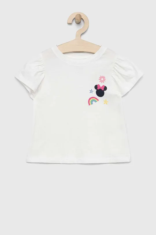 tmavomodrá Detské bavlnené tričko GAP x Disney Dievčenský