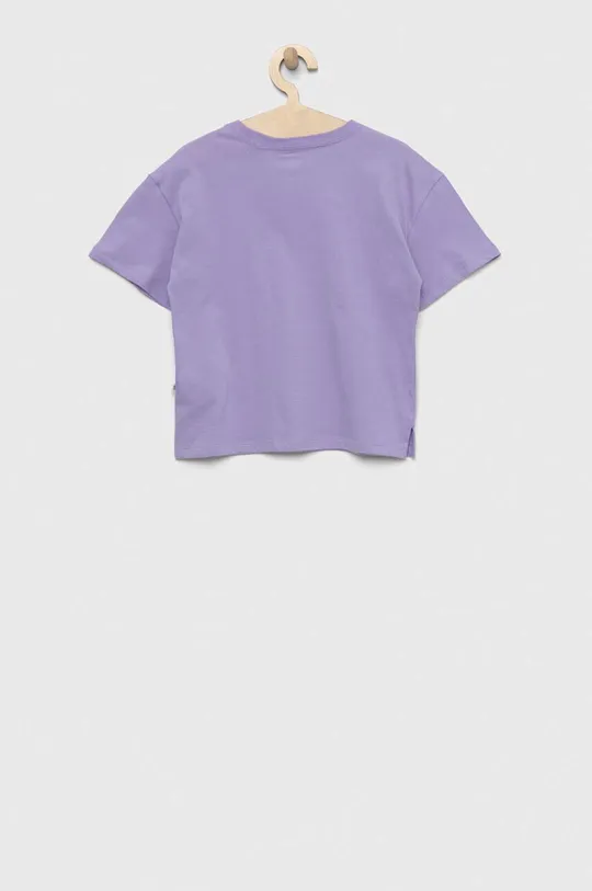 Detské bavlnené tričko GAP fialová