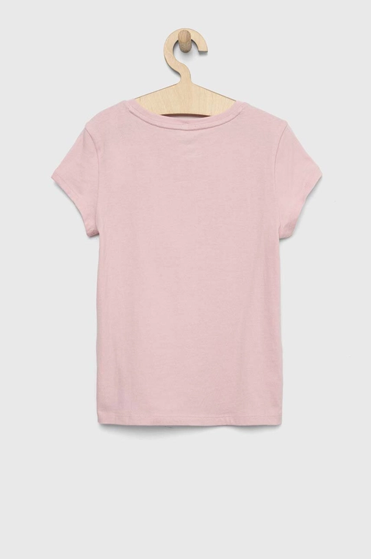 GAP t-shirt bawełniany dziecięcy różowy