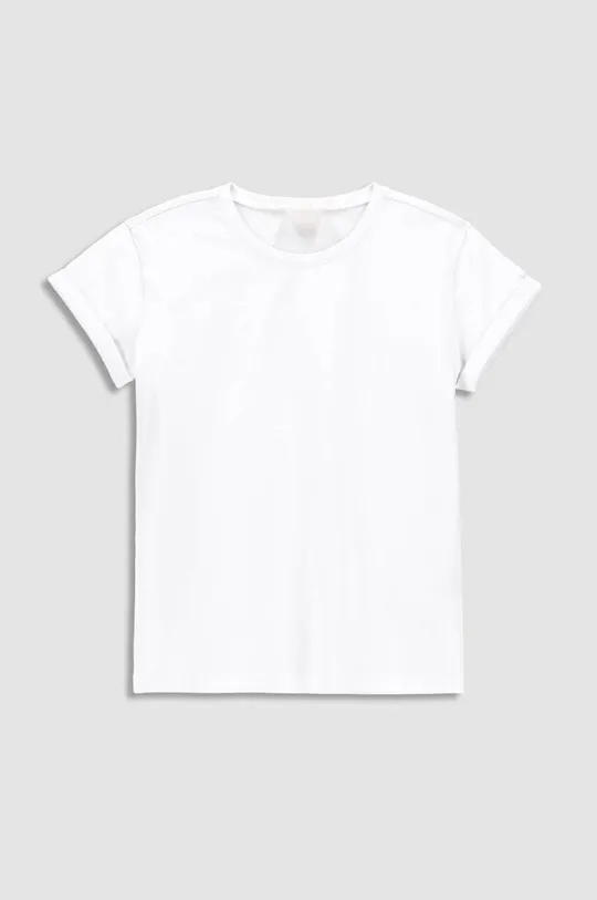 biały Coccodrillo t-shirt dziecięcy Dziewczęcy