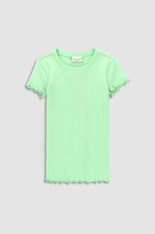 zielony Coccodrillo t-shirt dziecięcy Dziewczęcy