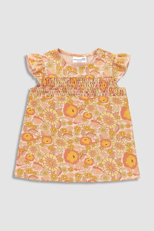 Majica kratkih rukava za bebe Coccodrillo narančasta