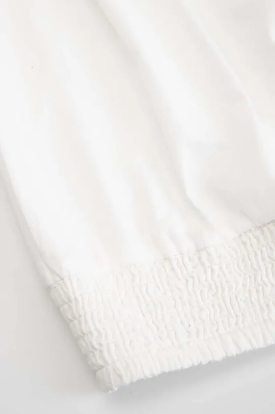 bijela Dječja pamučna bluza Coccodrillo