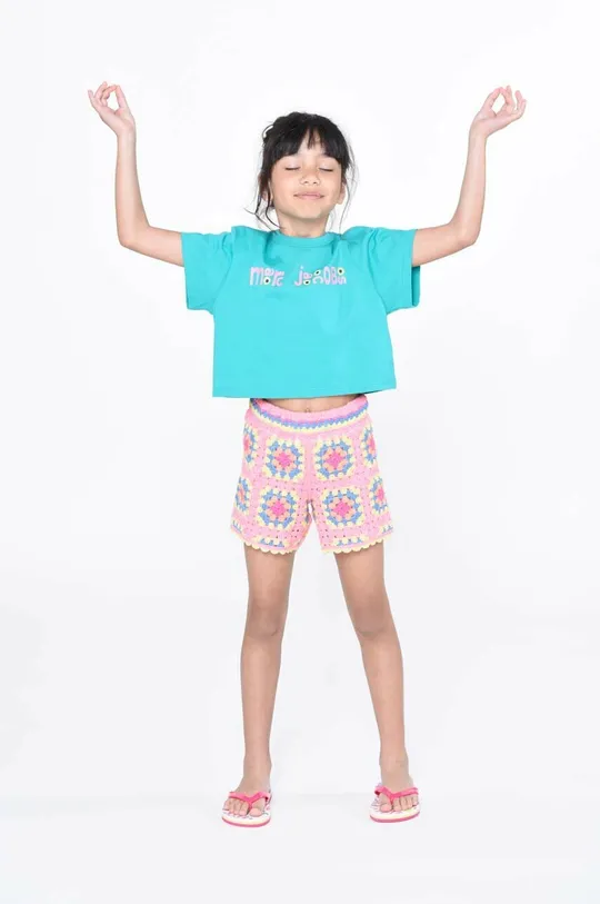 πράσινο Παιδικό βαμβακερό μπλουζάκι Marc Jacobs Για κορίτσια