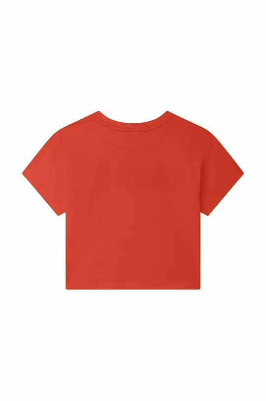 Детская хлопковая футболка Michael Kors красный