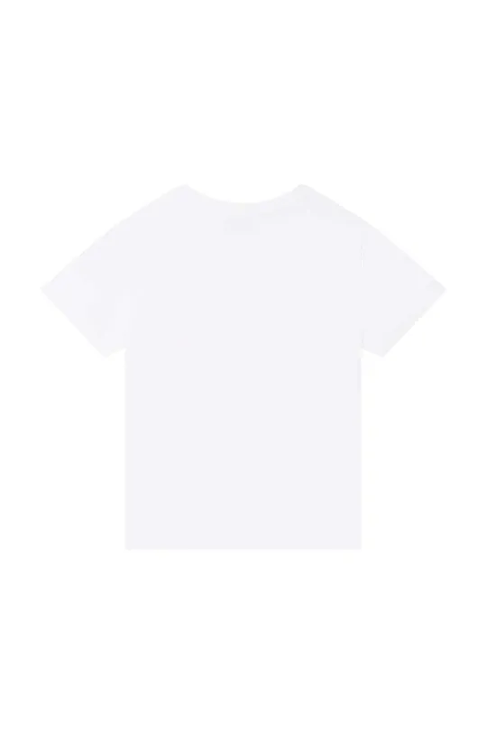 Παιδικό βαμβακερό μπλουζάκι Kenzo Kids λευκό