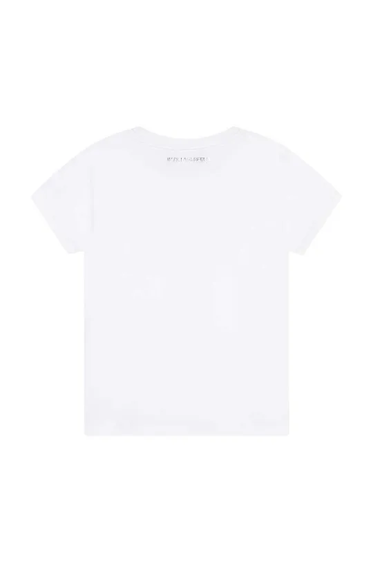 Παιδικό μπλουζάκι Karl Lagerfeld λευκό