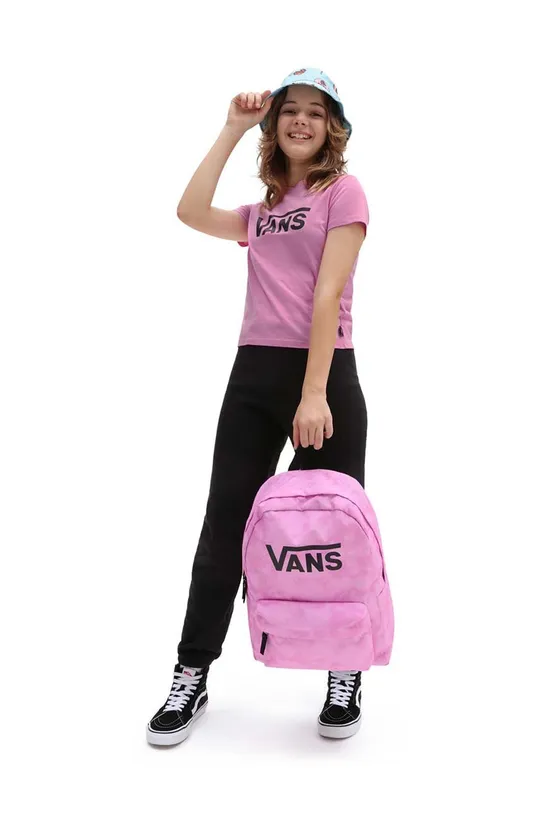 Παιδικό βαμβακερό μπλουζάκι Vans GR FLYING V CREW GIR FLYV CYCLM Για κορίτσια