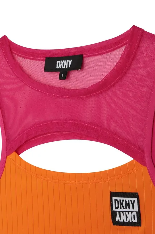 Παιδικό top DKNY πορτοκαλί