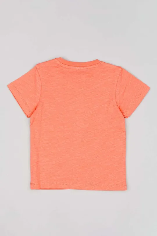 Бавовняна футболка для немовлят zippy помаранчевий