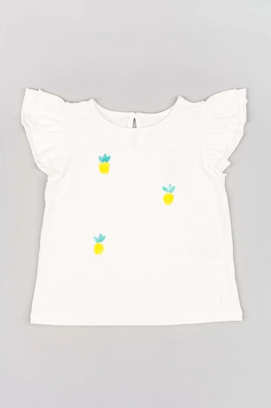 белый Детская футболка zippy Для девочек