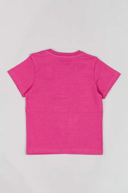 Бавовняна футболка для немовлят zippy фіолетовий
