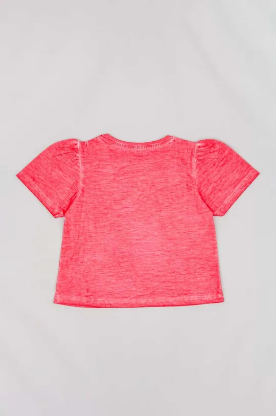 Дитяча бавовняна футболка zippy помаранчевий