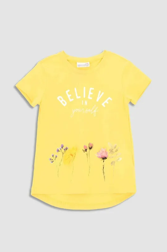 κίτρινο Παιδικό μπλουζάκι Coccodrillo Για κορίτσια
