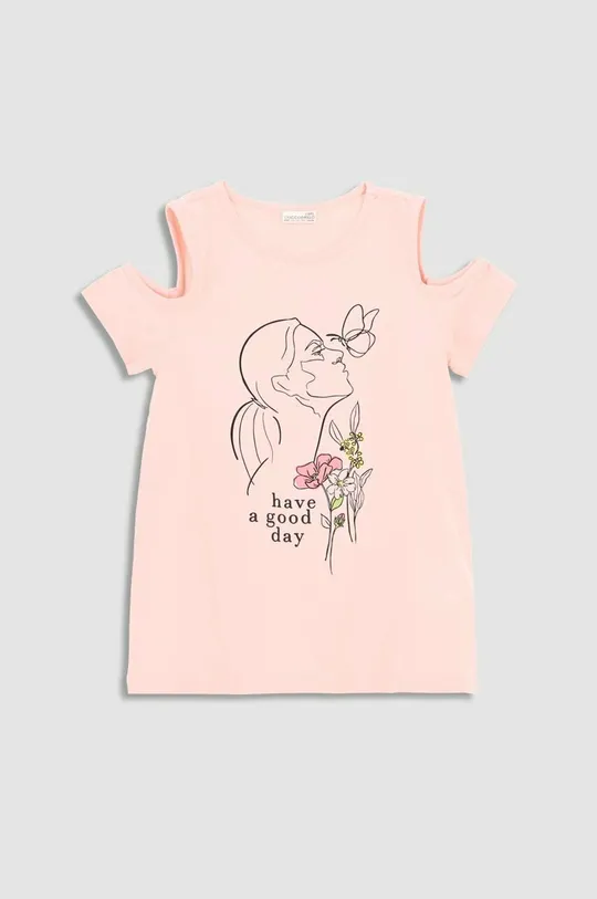 ružová Detské tričko Coccodrillo Dievčenský