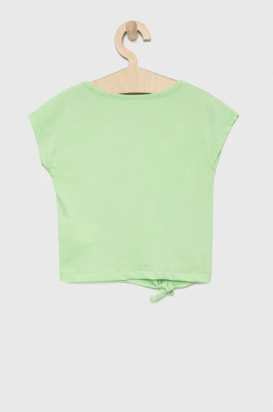 Παιδικό βαμβακερό μπλουζάκι Roxy πράσινο