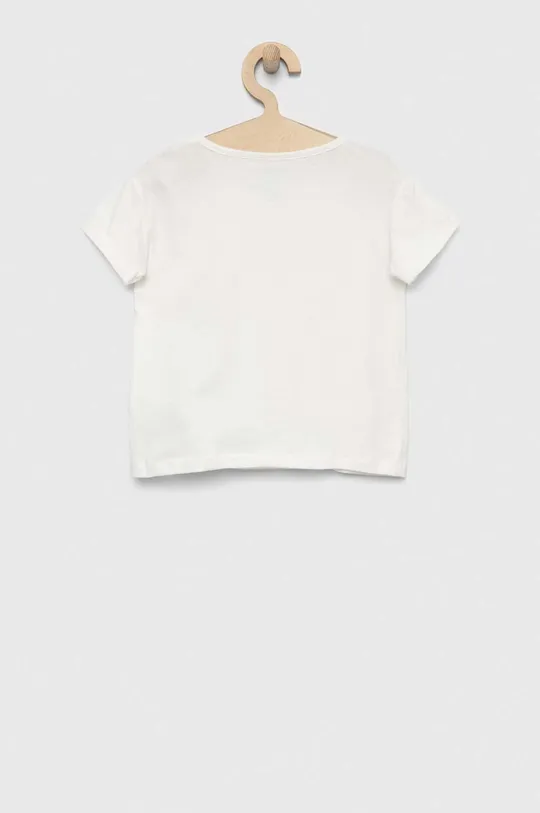 Дитяча бавовняна футболка Roxy білий