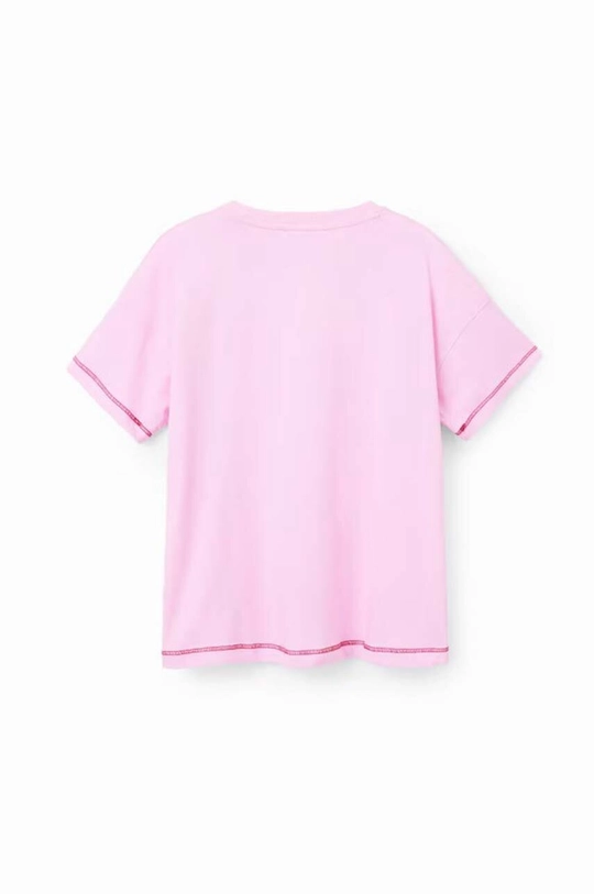 Desigual t-shirt bawełniany dziecięcy Pink Panther 100 % Bawełna