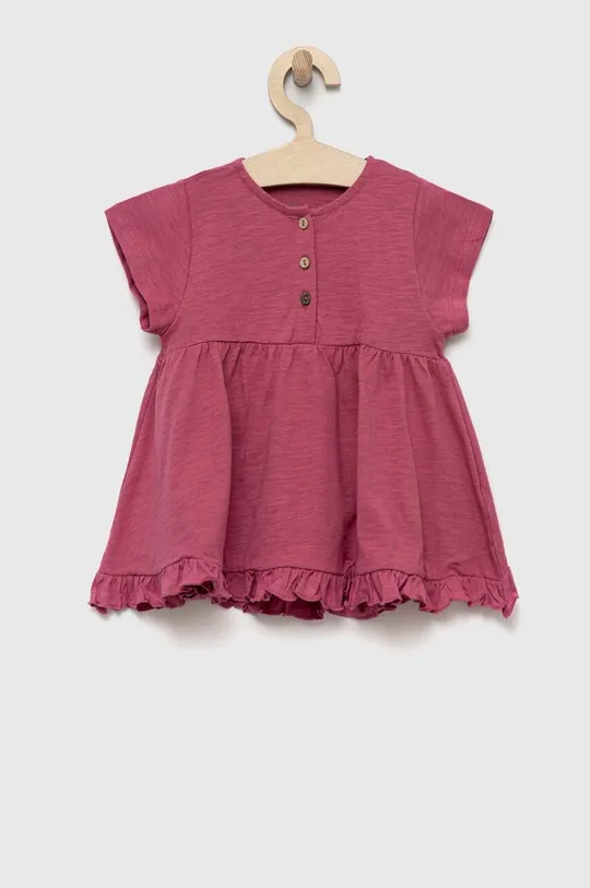 zippy t-shirt bawełniany dziecięcy fioletowy
