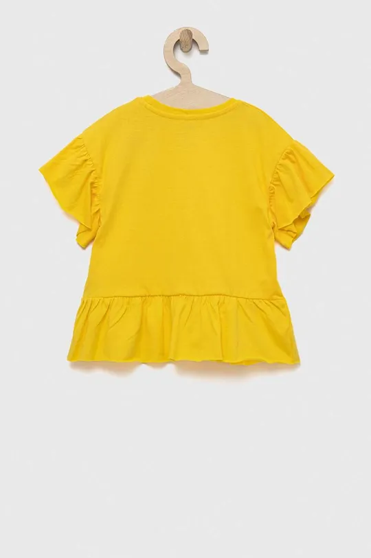 Детская хлопковая футболка zippy жёлтый
