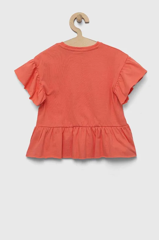 Детская хлопковая футболка zippy оранжевый