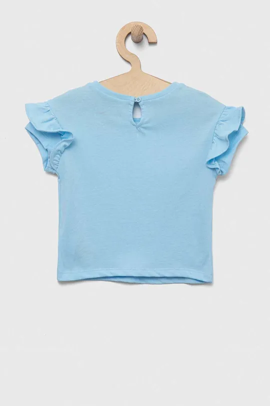 Дитяча бавовняна футболка GAP x Disney блакитний