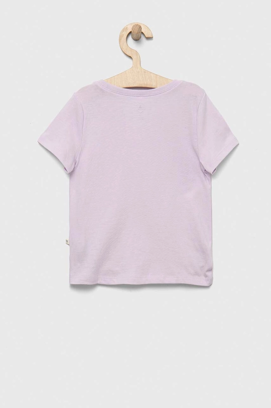 GAP t-shirt bawełniany dziecięcy fioletowy