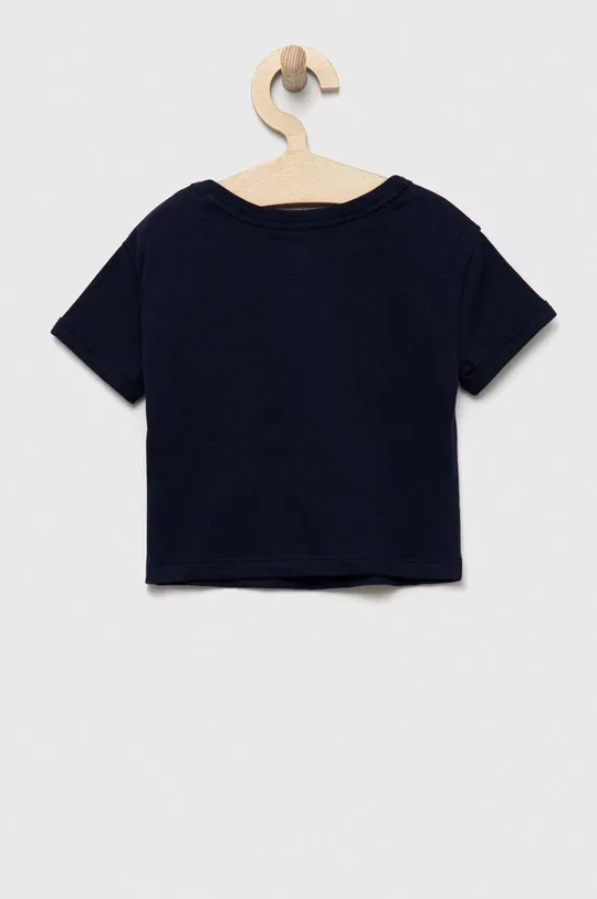 Otroška bombažna kratka majica GAP mornarsko modra