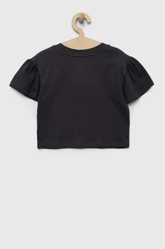Детская хлопковая футболка GAP серый