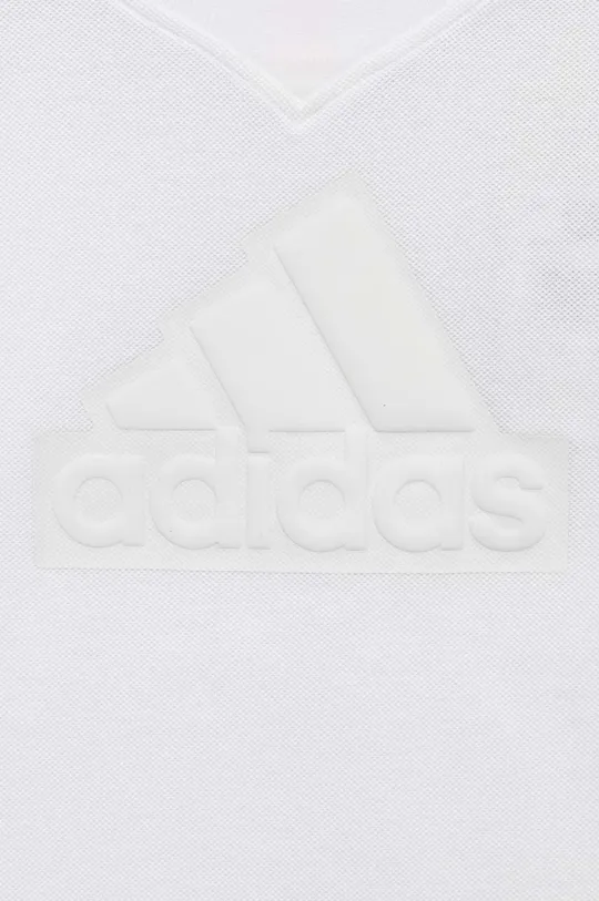 bijela Dječja pamučna majica kratkih rukava adidas U FI LOGO