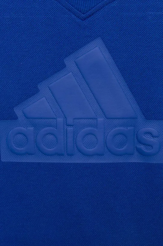 μπλε Παιδικό βαμβακερό μπλουζάκι adidas U FI