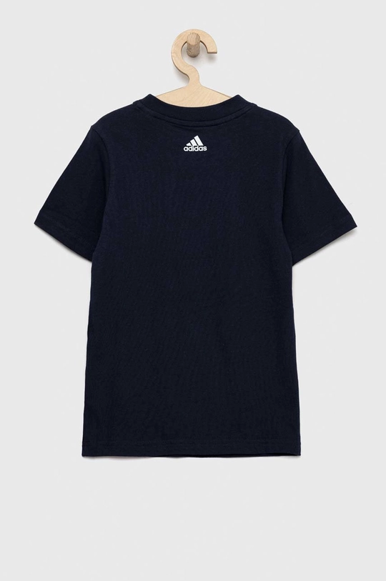 adidas t-shirt bawełniany dziecięcy U BL 2 TEE Materiał zasadniczy: 100 % Bawełna, Ściągacz: 95 % Bawełna, 5 % Elastan