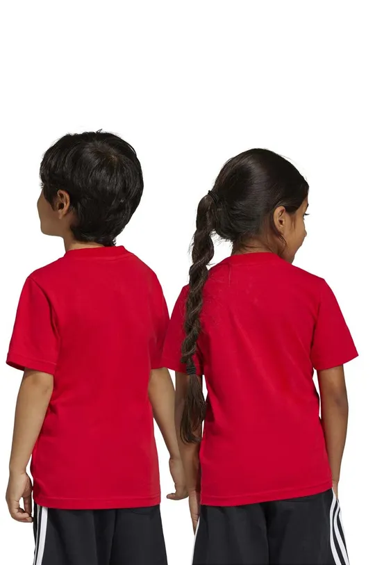 Παιδικό βαμβακερό μπλουζάκι adidas LK BL CO Παιδικά